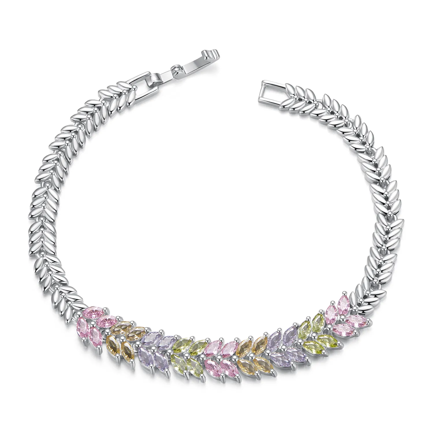 PANDORA Style Sparkling Leaf Bracelet - YIB067-ACF