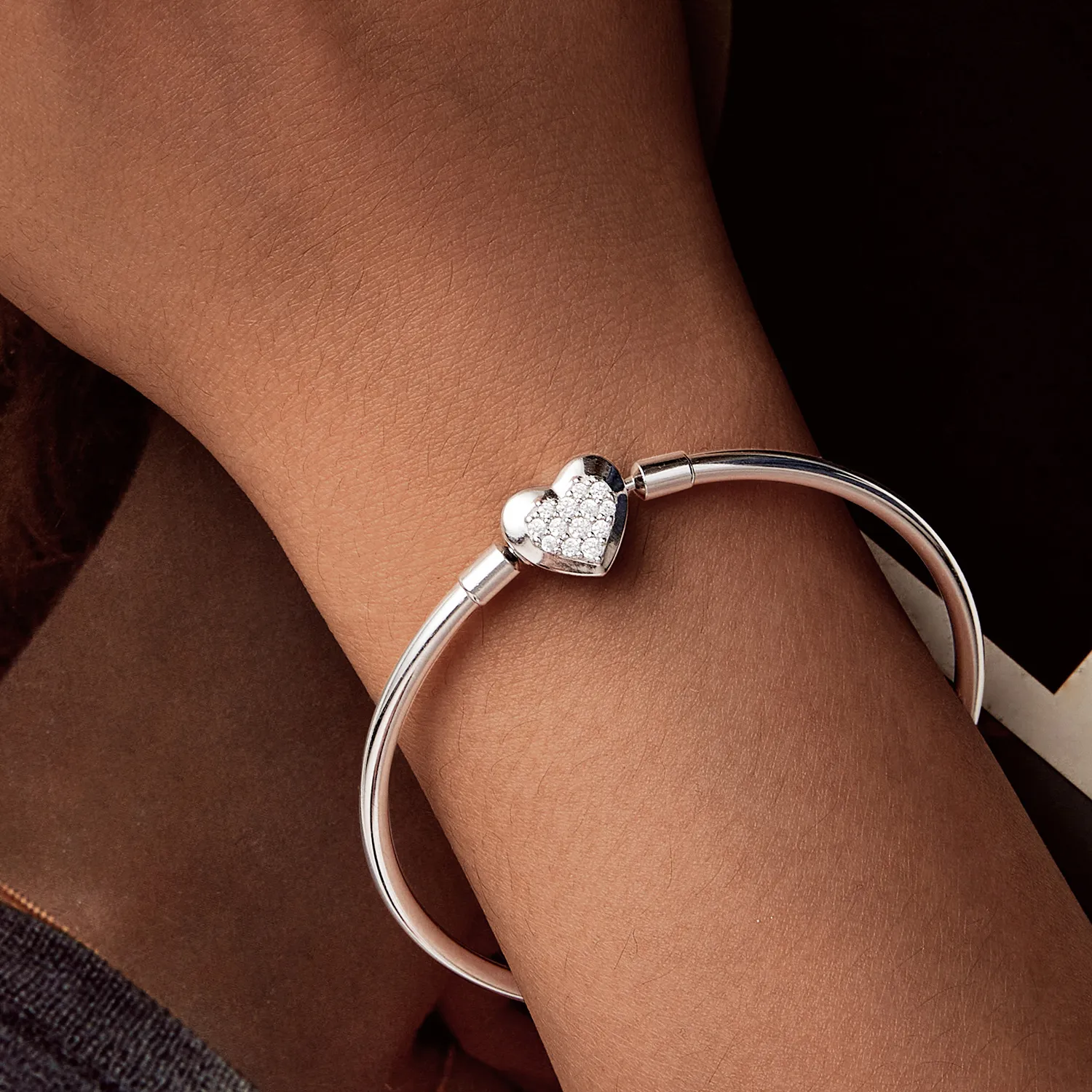 PANDORA Style Heart Basic Armbånd - BSB192