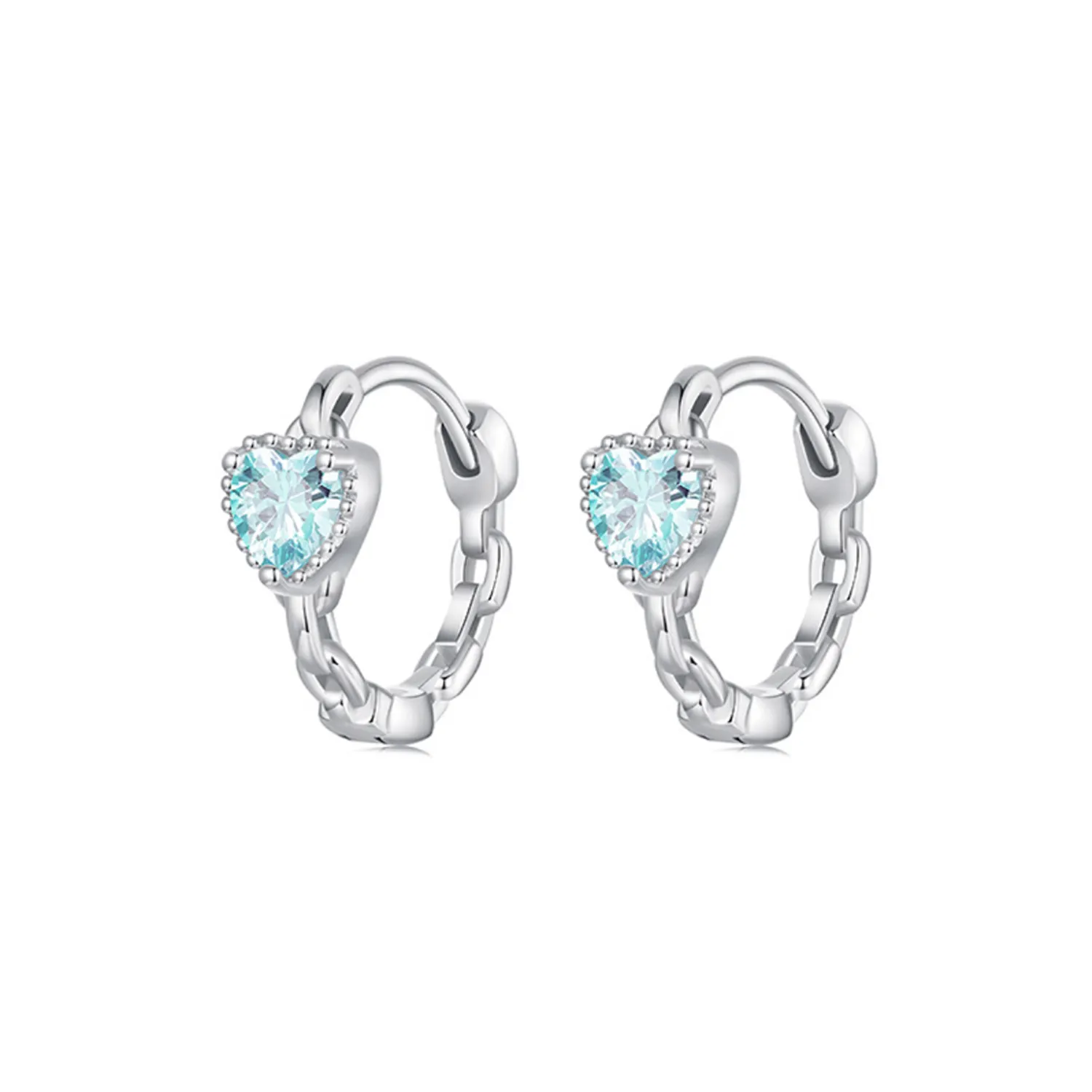 PANDORA Style Heart of the Sea Earrings - BSE1099