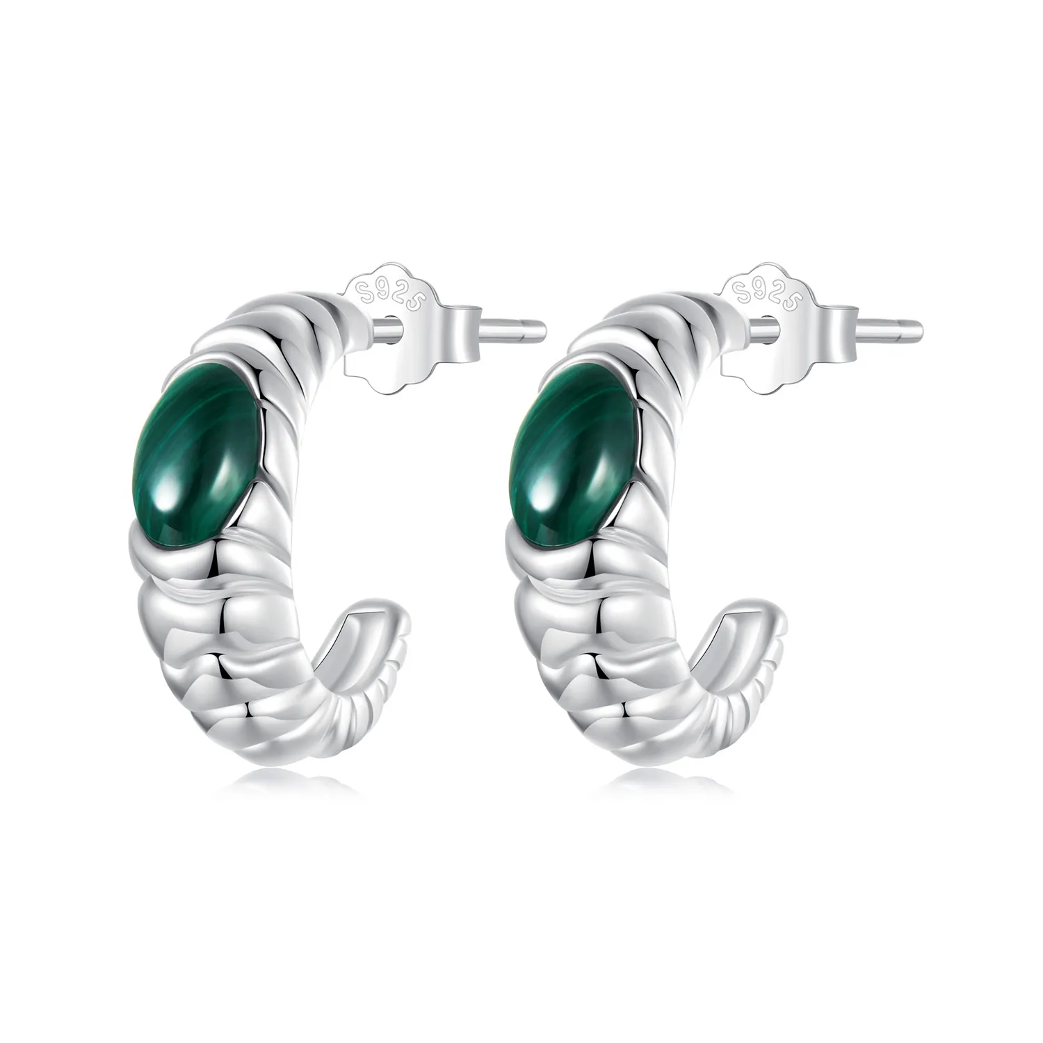 PANDORA Style Malachite øredobber - BSE1057