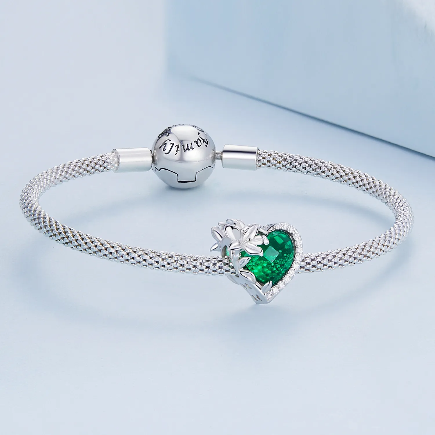 PANDORA Style May birthstone hjerte sjarm - BSC660-5