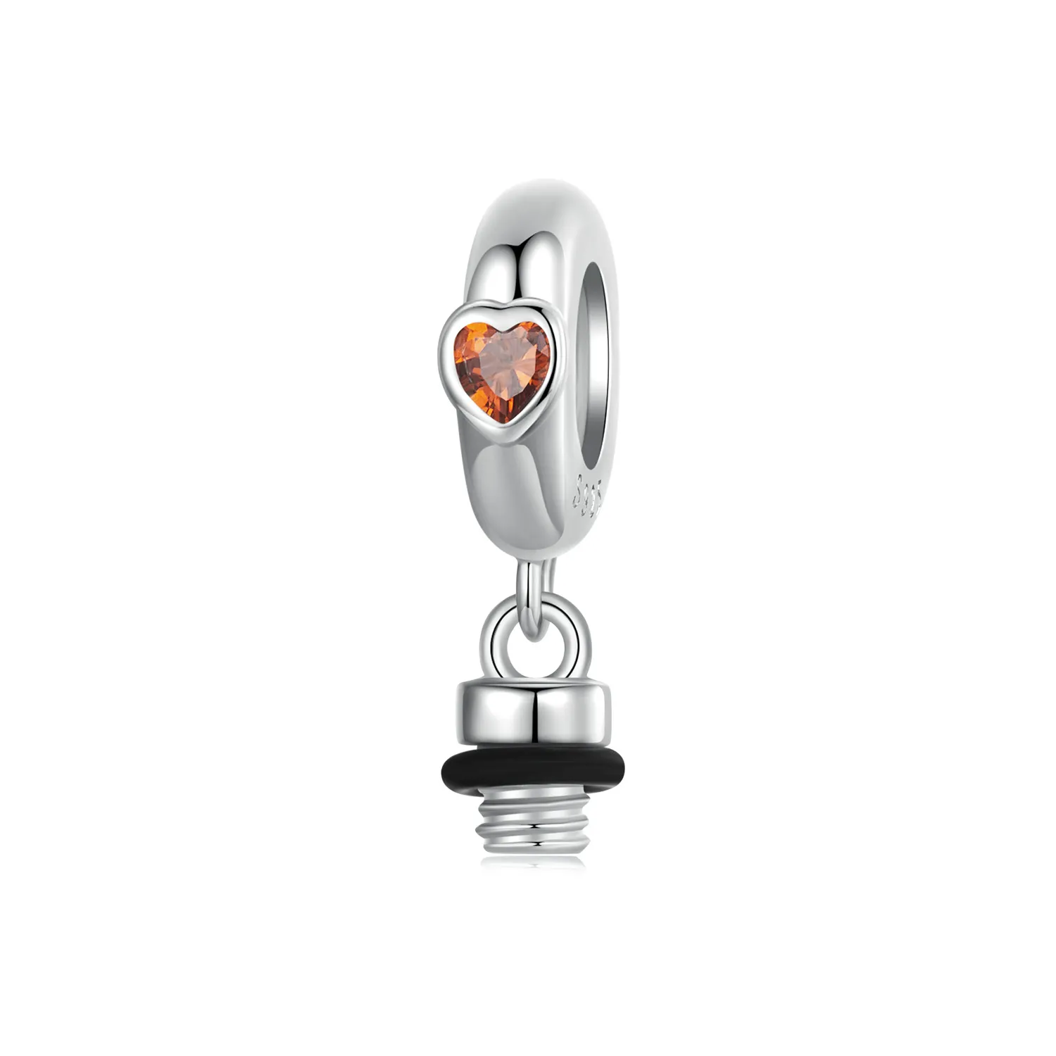 PANDORA Style Memorial Rose Heart Rød - BSC1058-RD