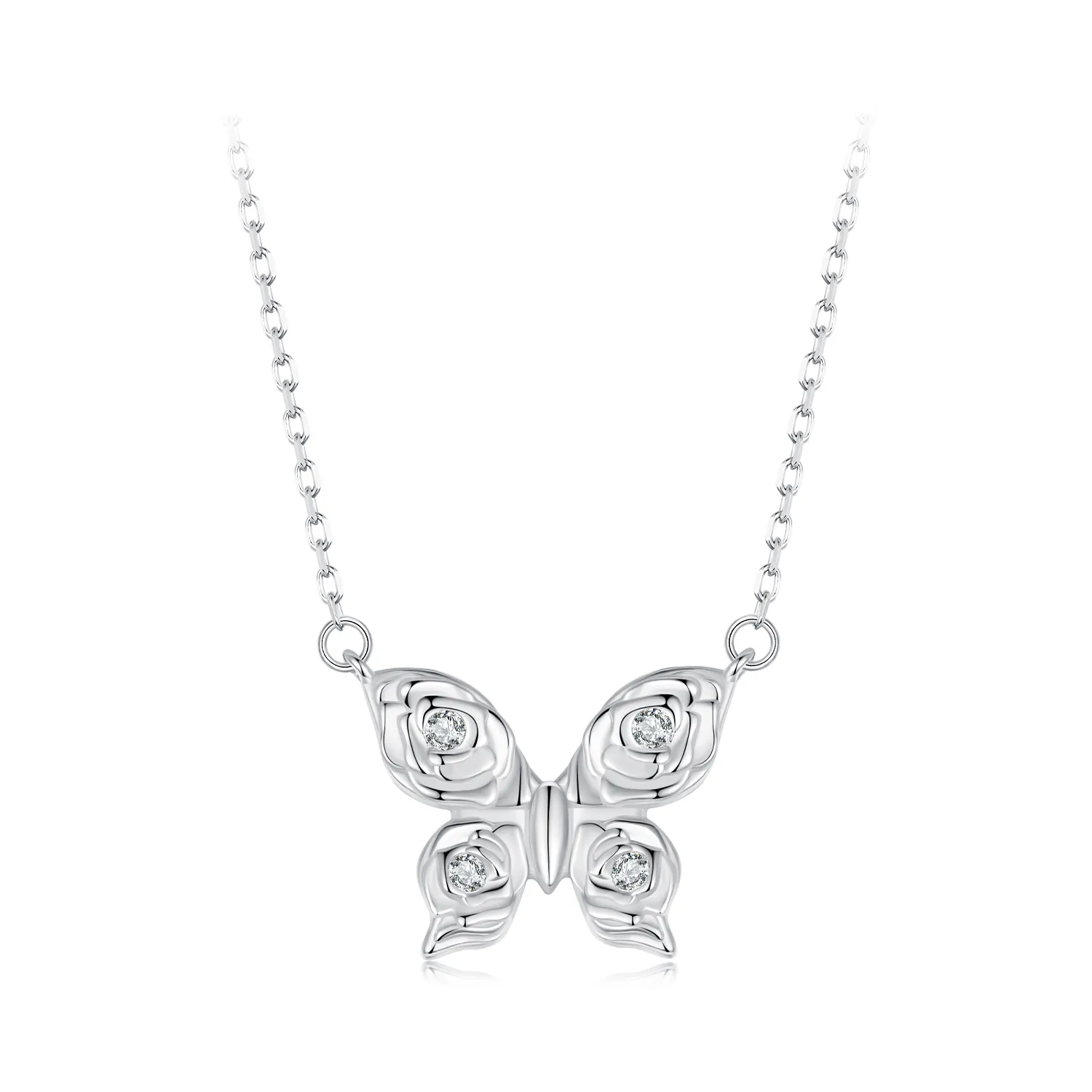 PANDORA Style Rose Butterfly Halskjede - BSN396