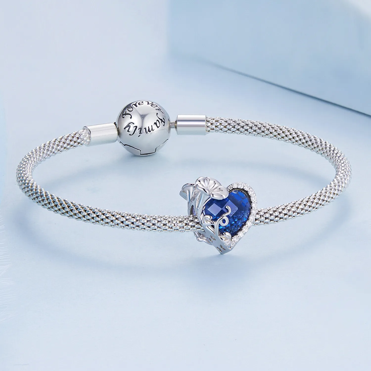 PANDORA Style September birthstone hjerte sjarm - BSC660-9