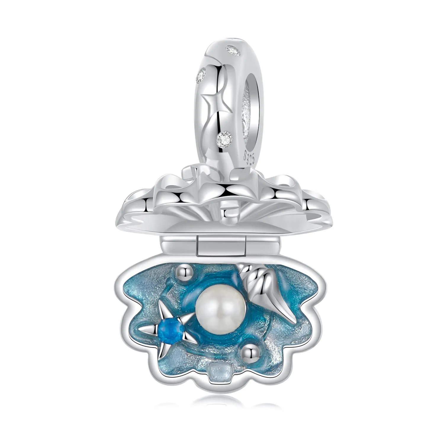 pandora style shell pendant scc2884