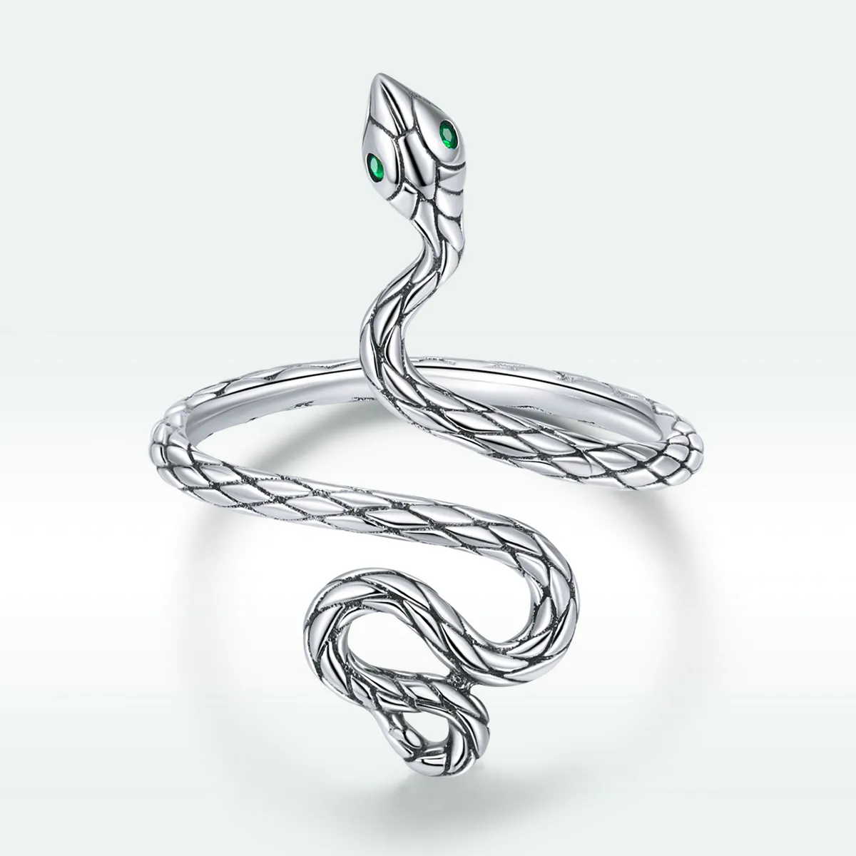 PANDORA Style Silver Snake Ring - BSR199