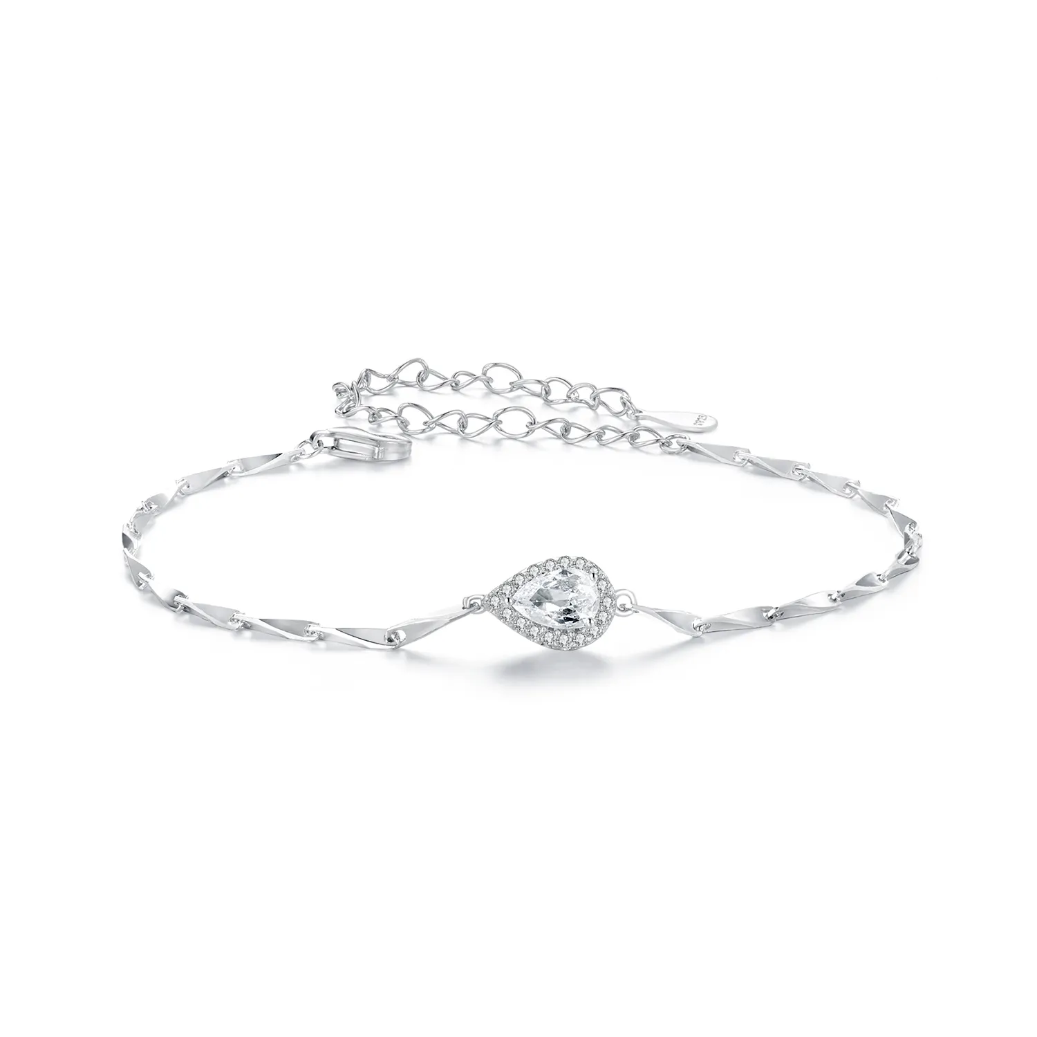 PANDORA Style Sparkling Water Drop Armbånd - BSB185