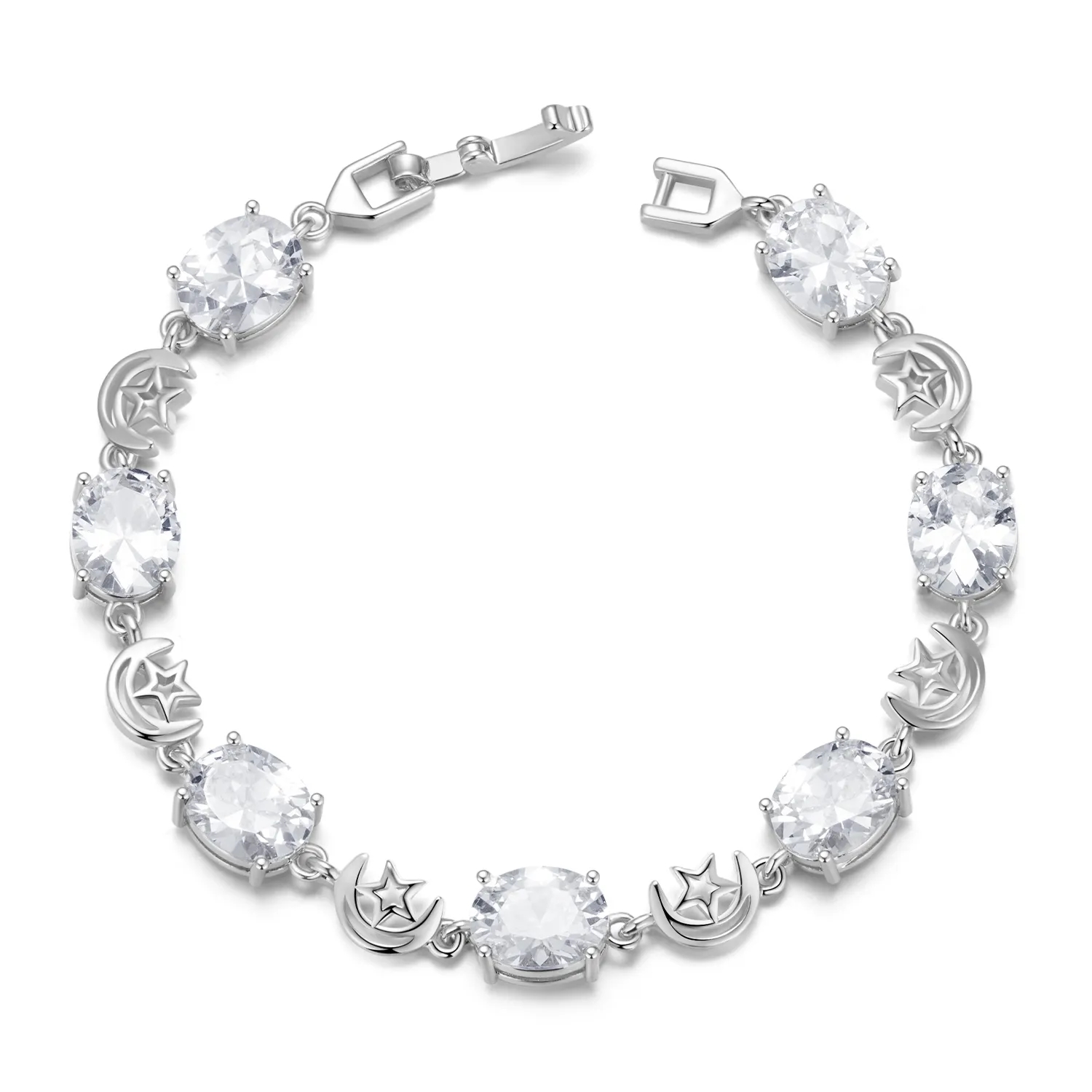 PANDORA Style Star and Moon Armbånd - YIB068-A