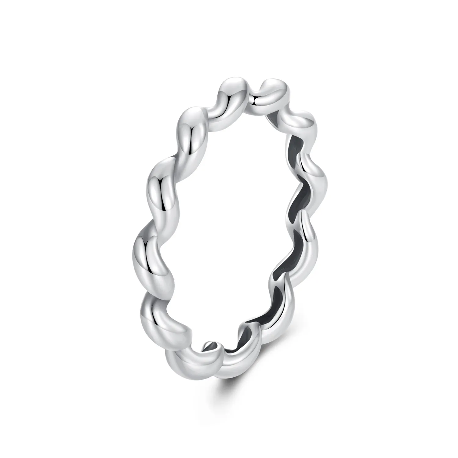 PANDORA Style Twisted metallisk ring - SCR1047