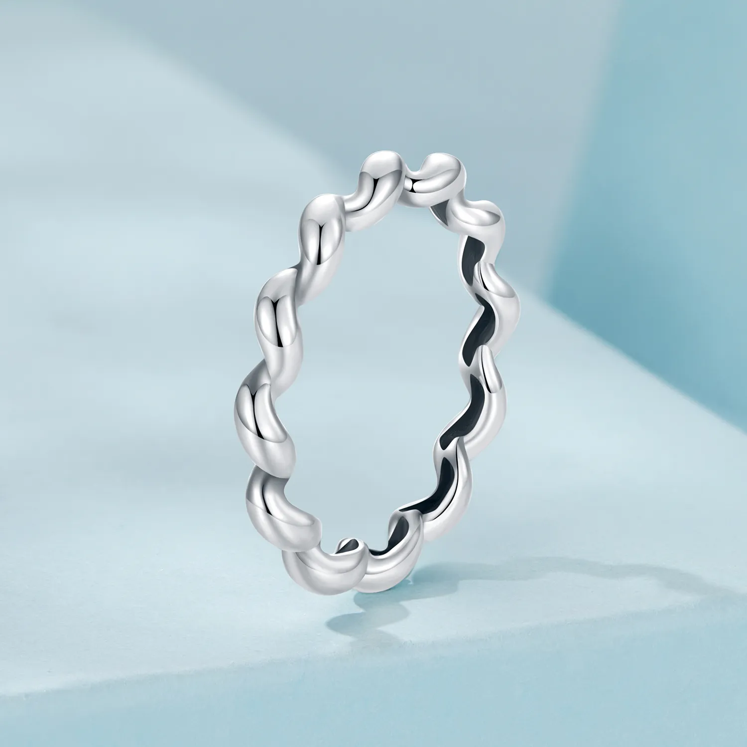 PANDORA Style Twisted metallisk ring - SCR1047