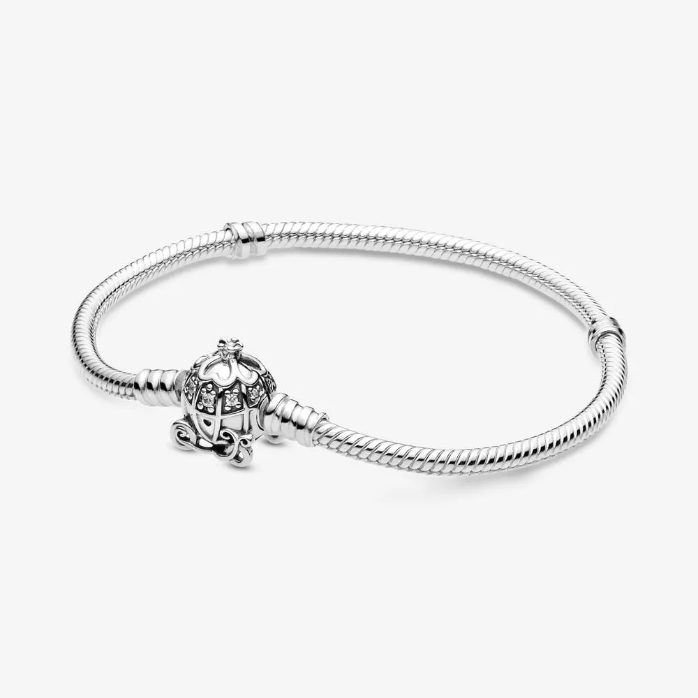 Disney Askepott Gresskarvognformet Klemme Pandora Moments Armbånd - 599190C01