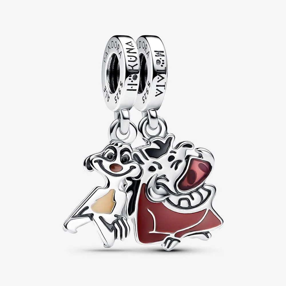 Pandora Disney Løvenes konge Timon og Pumbaa Delbar Hengende Charm - 793357C01