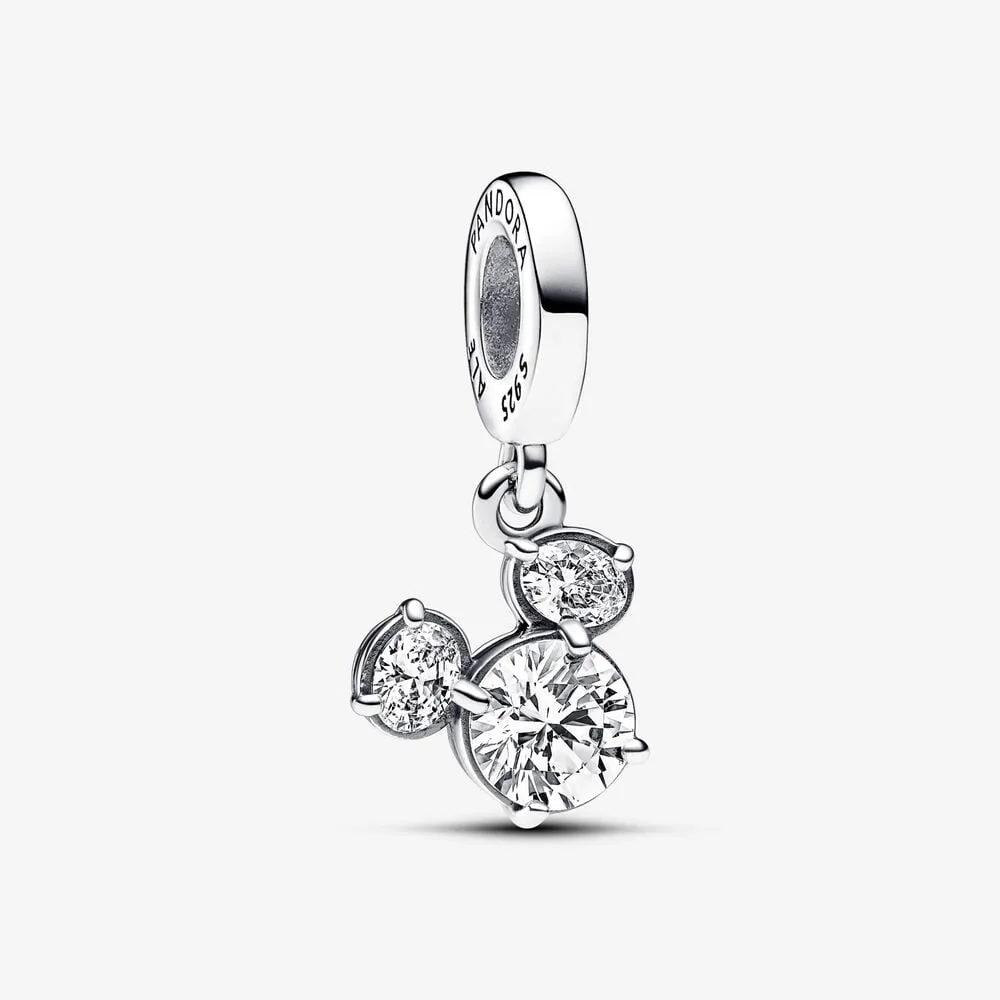 Pandora Disney Mikke Mus Funklende Hode Silhuett Hengende Charm - 793031C01