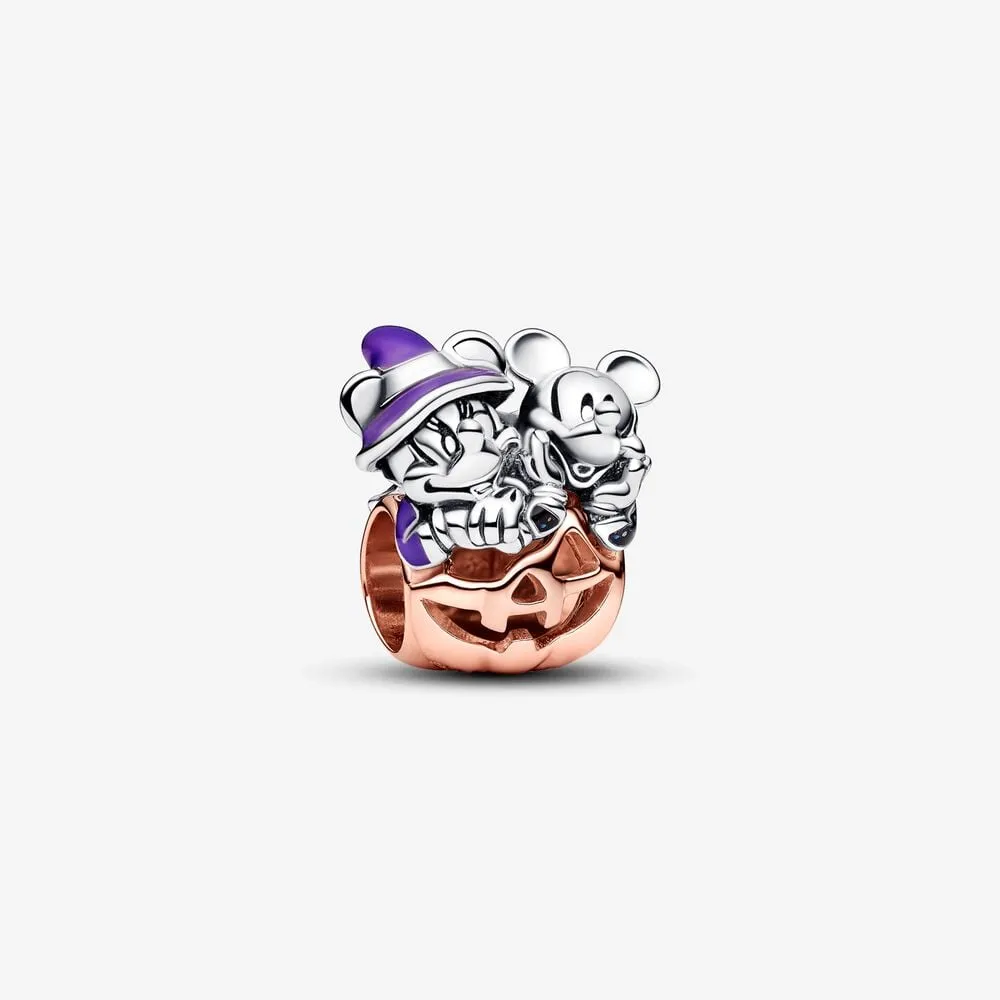 pandora disney mikke mus og minni mus halloween gresskar charm 782816c01