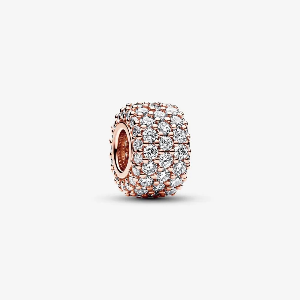 Pandora Sparkling Pavé Triple-row Charm - 782820C01