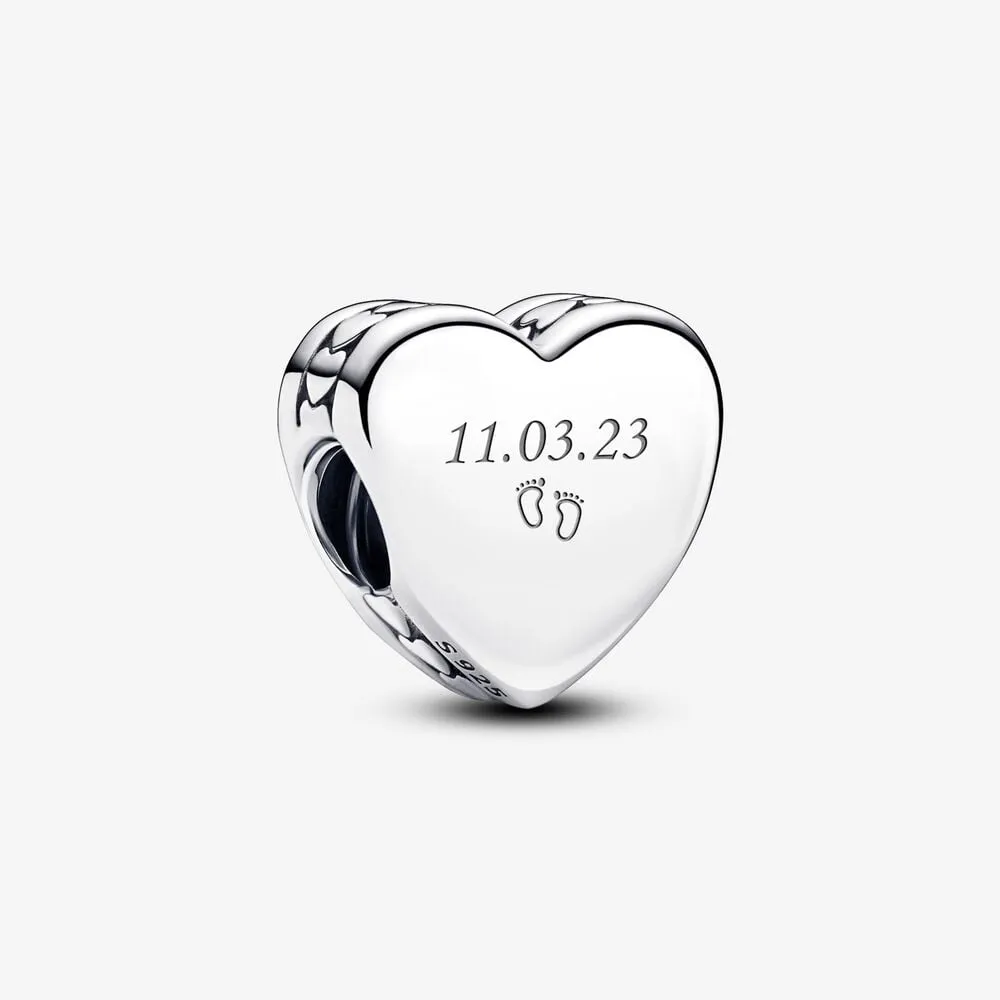 pandora inngraverbart hjerte charm 792015