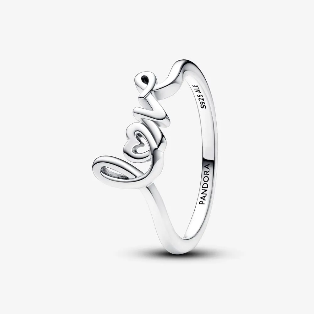 Pandora Handwritten Love Ring - 193058C00