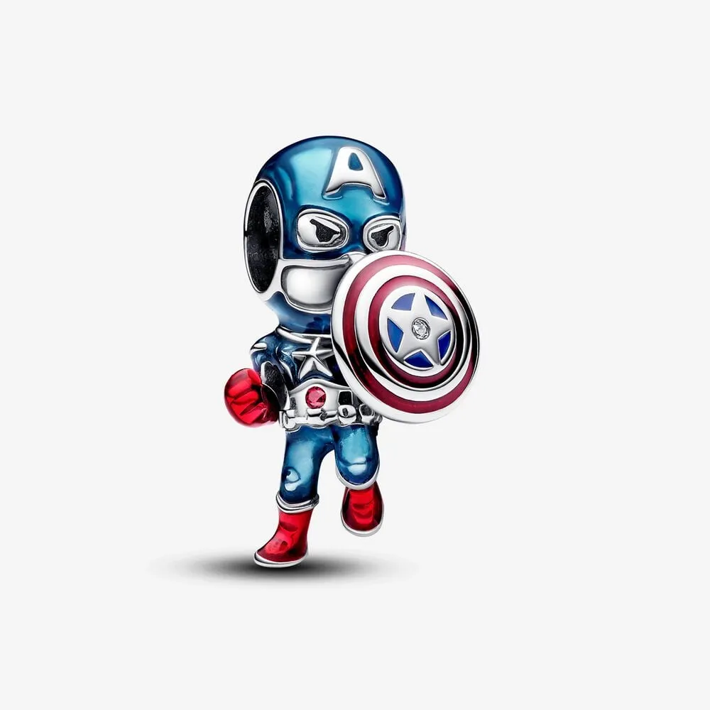 pandora marvel the avengers captain america charm 793129c01