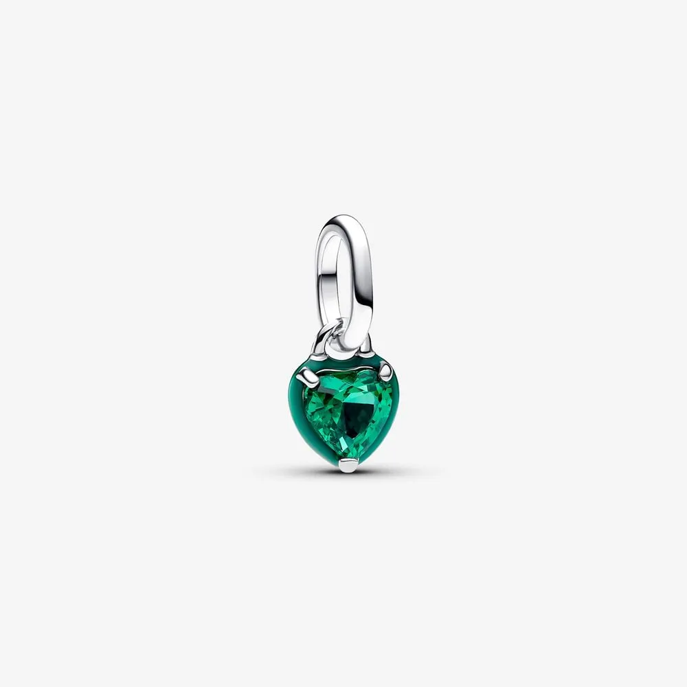 Pandora ME Green Chakra Heart Mini Dangle Charm - 793042C03