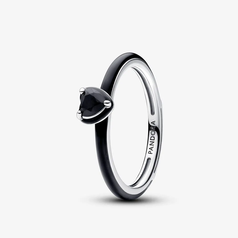 Pandora ME Black Chakra Heart Ring - 193088C01