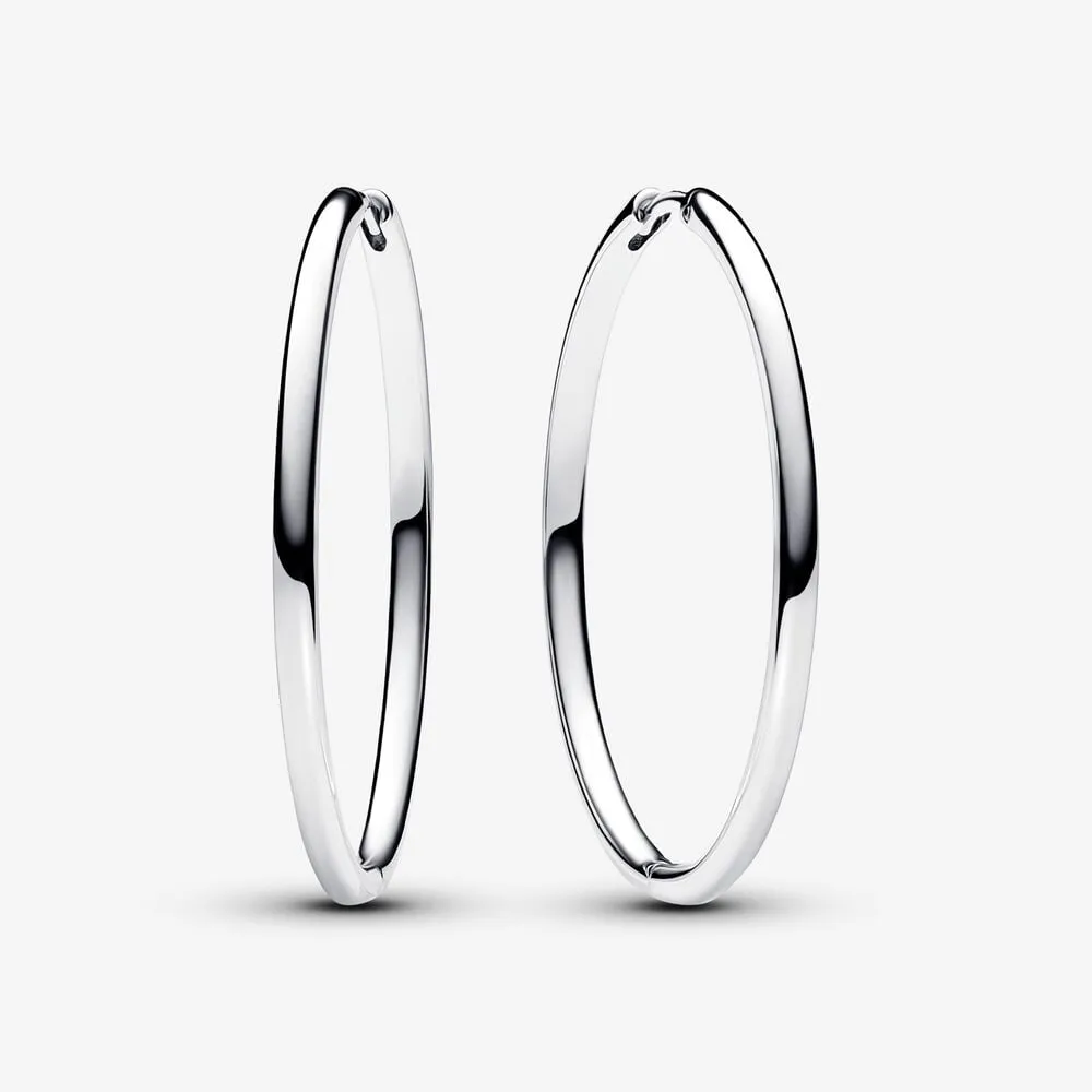 pandora moments 40 mm charm hoop øreringer 293336c00