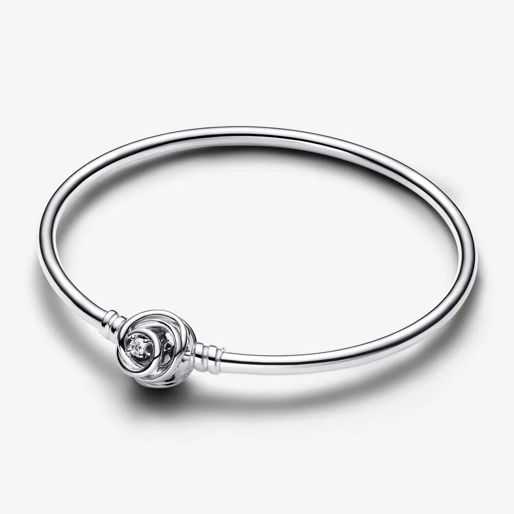 pandora moments bangle med rund lås 593229c01