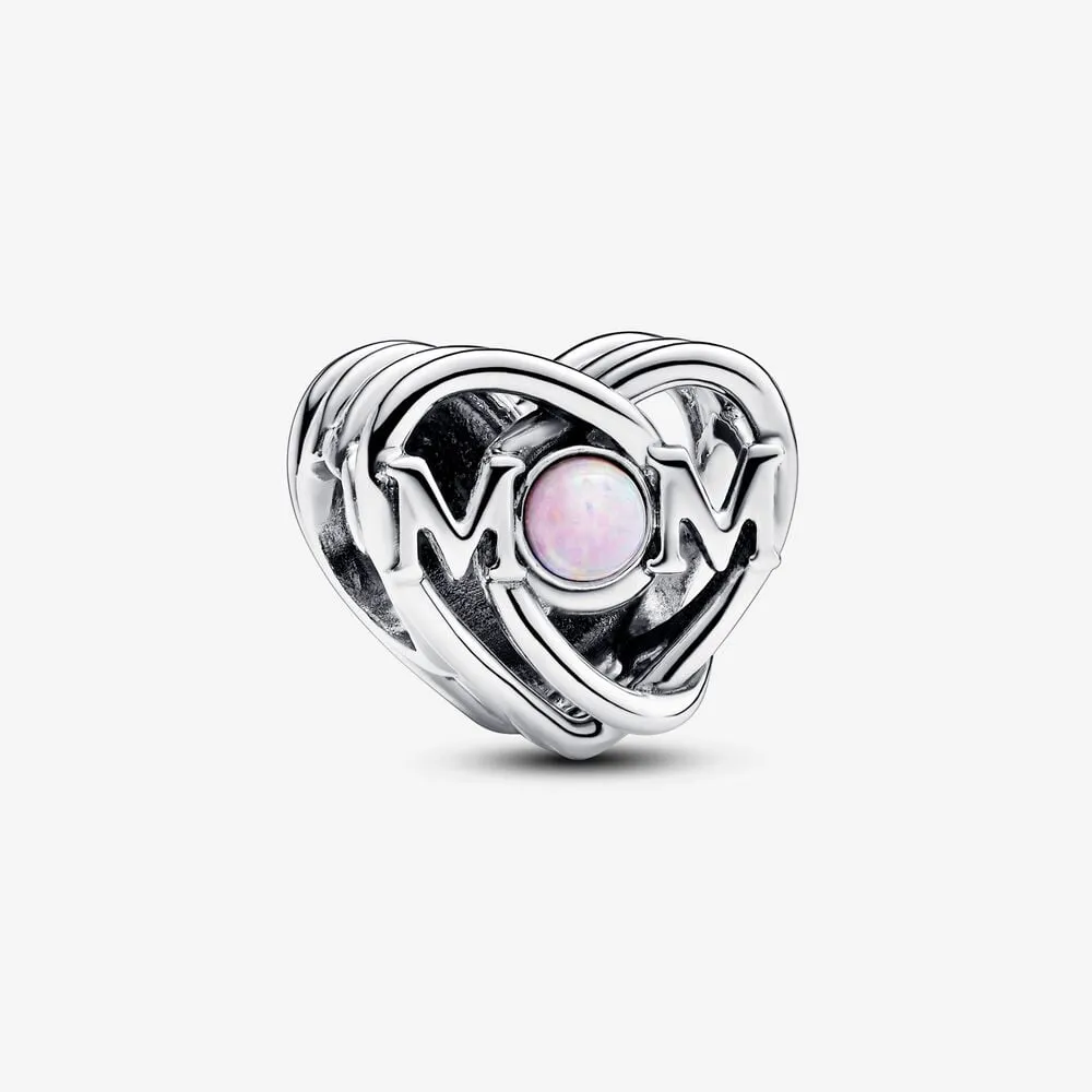 Pandora Openwork Mum og Hjerte Charm - 793233C01