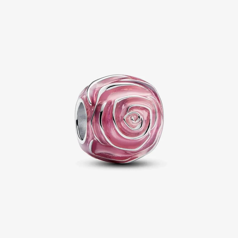 pandora rosa utsprunget rose charm 793212c01