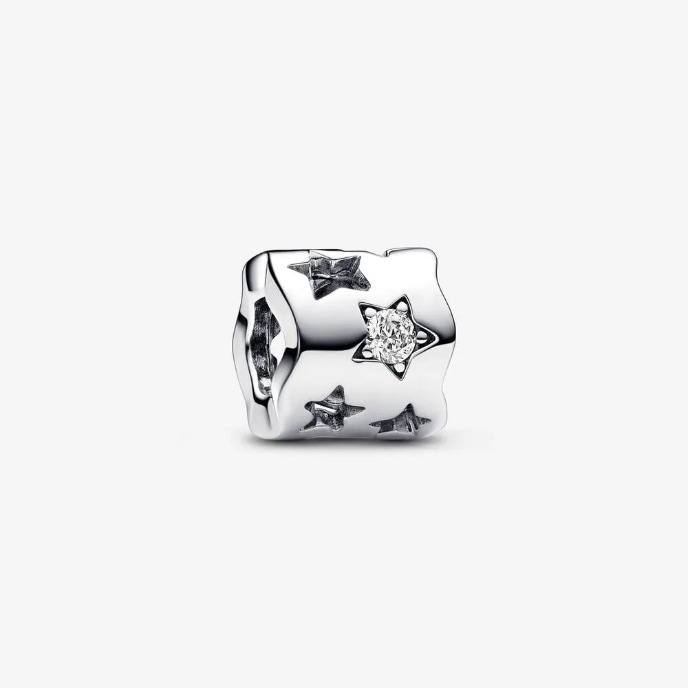 pandora utstanset funklende stjerne charm 792827c01