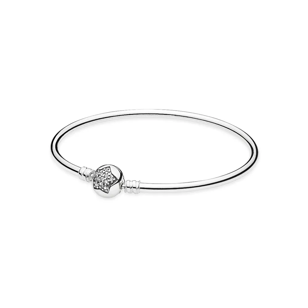 PANDORA Moments Star Silver Bangle - 590720CZ