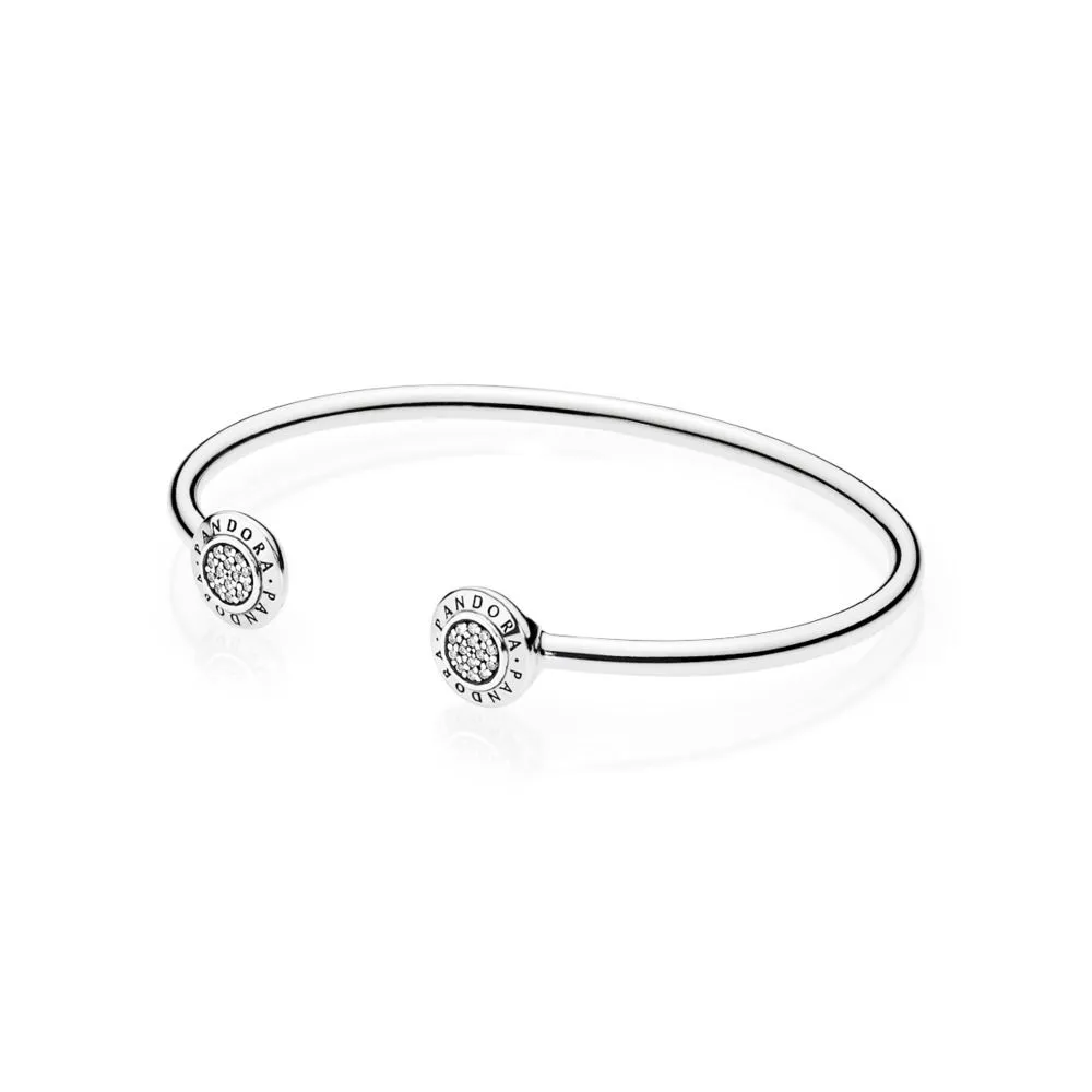 PANDORA Signature Open Bangle - 590528CZ