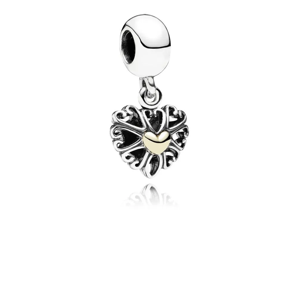 Butterfly Pandora Shine anheng med klare cubic zirconia - 791274