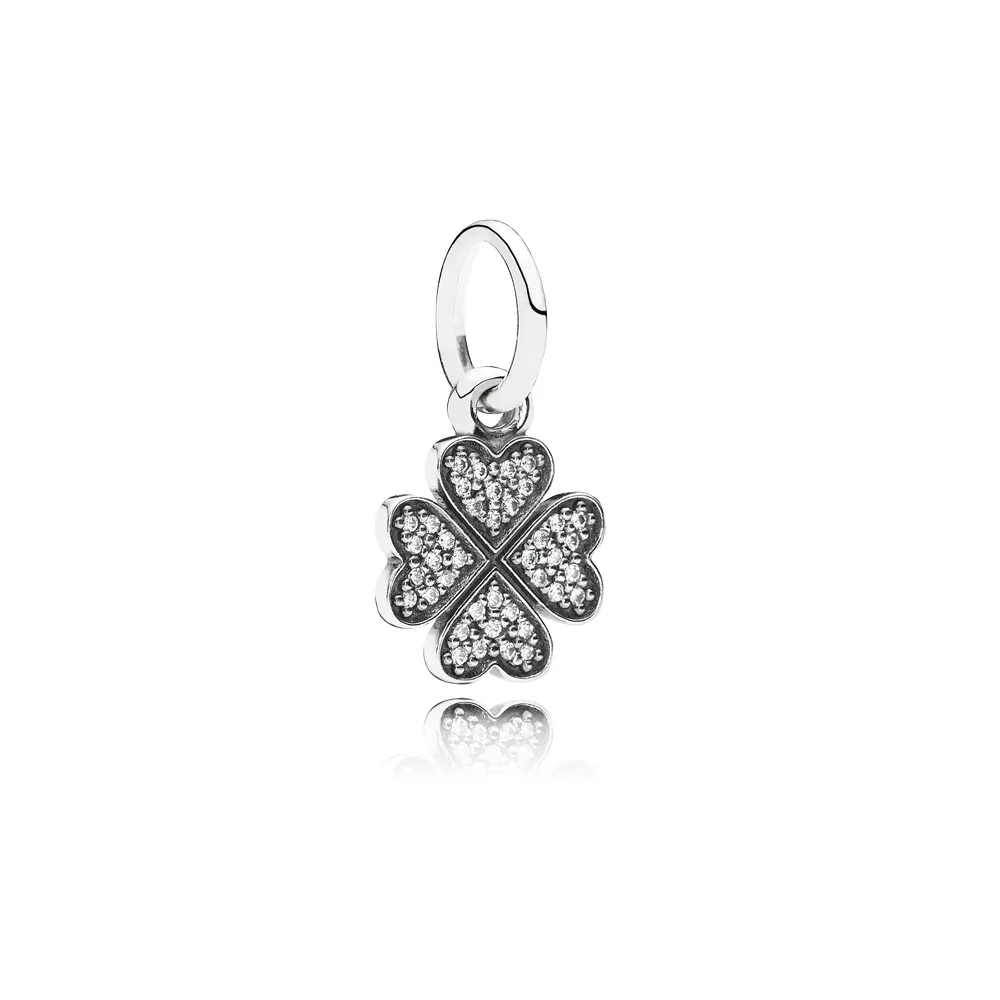 Butterfly Pandora Shine anheng med klare cubic zirconia - 791309CZ