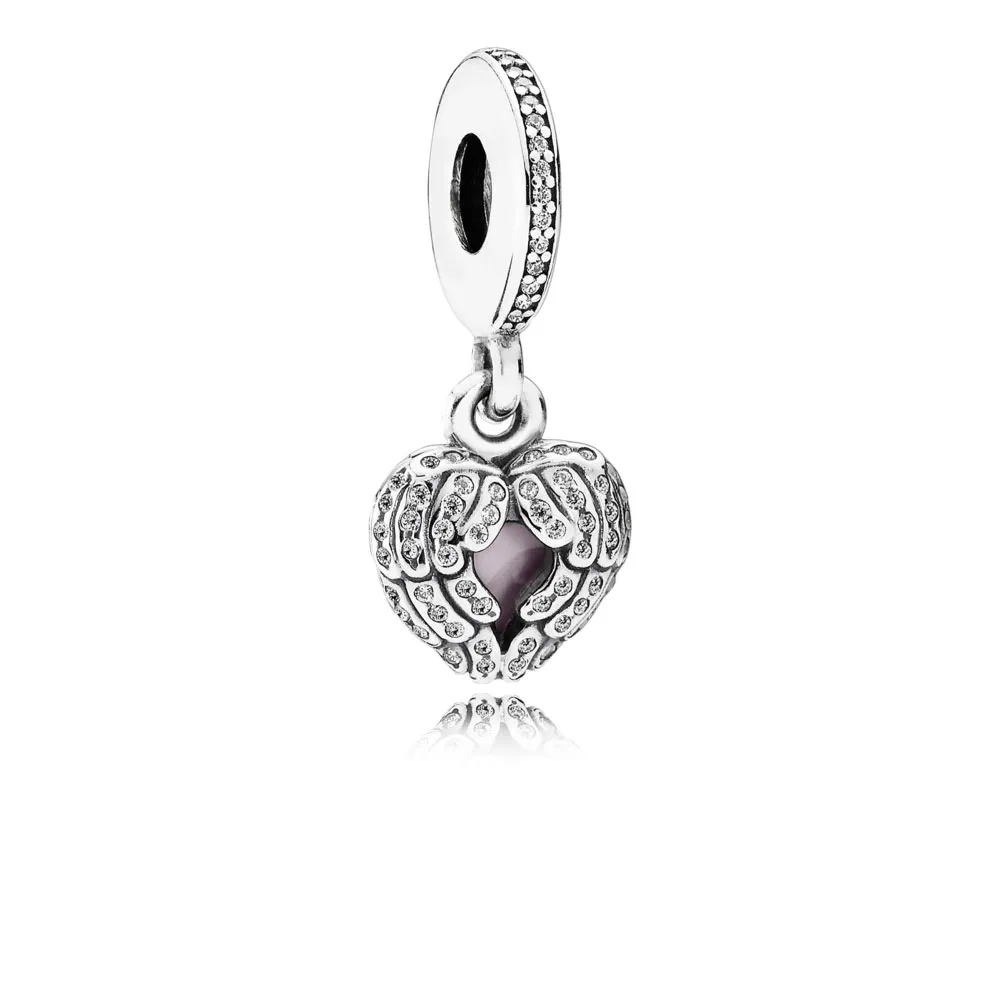 Butterfly Pandora Shine anheng med klare cubic zirconia - 791737CZ