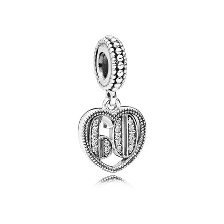 Butterfly Pandora Shine anheng med klare cubic zirconia - 797265CZ