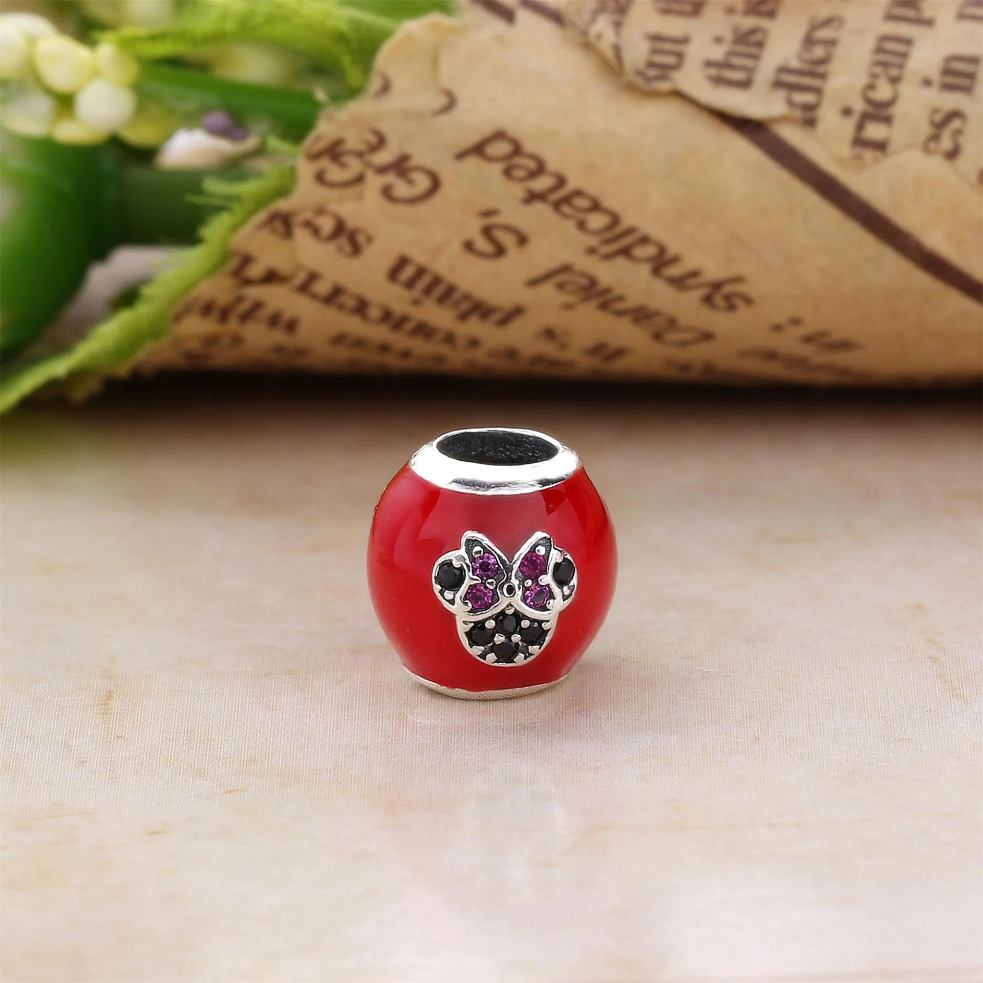 I ♥ Minnie Mouse Charm av PANDORA - 7501055891087P