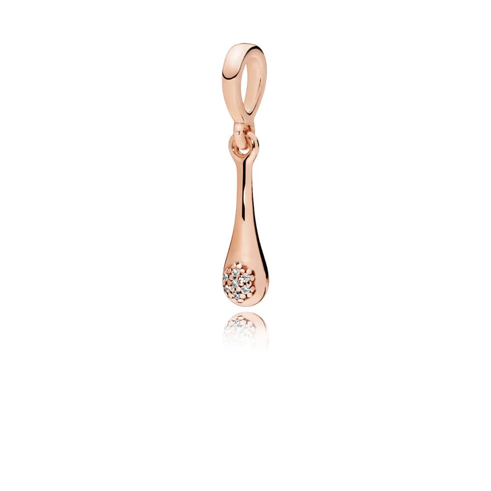 Modern LovePod PANDORA Rose pendant with clear cubic zirconia - 387291CZ