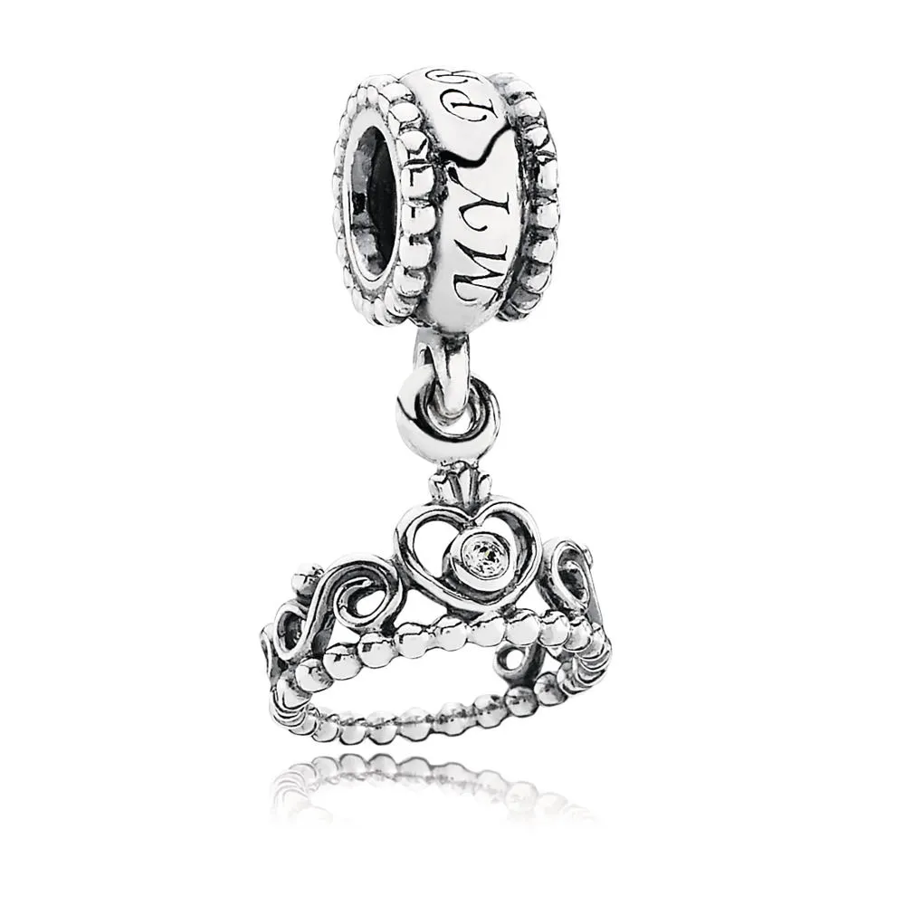 Moderne LovePod PANDORA Rose anheng med klare cubic zirconia - 791117CZ