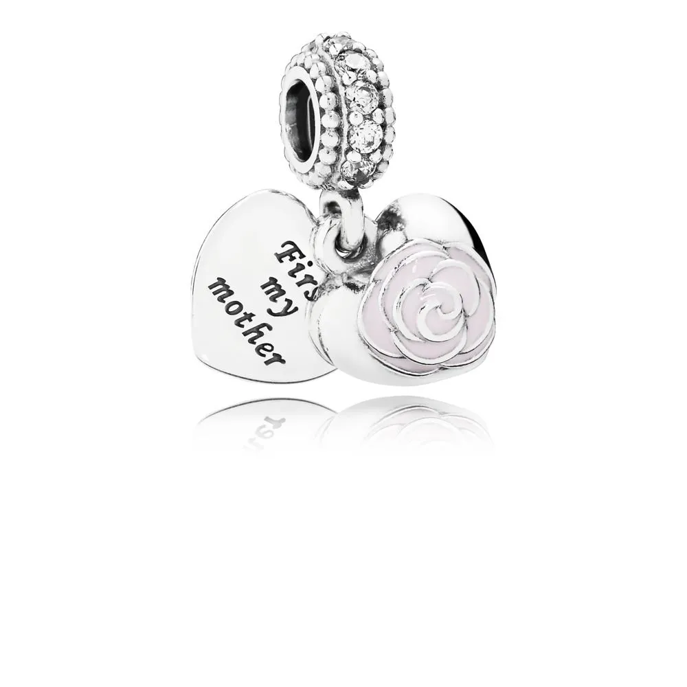 Moderne LovePod PANDORA Rose anheng med klare cubic zirconia - 791528EN40