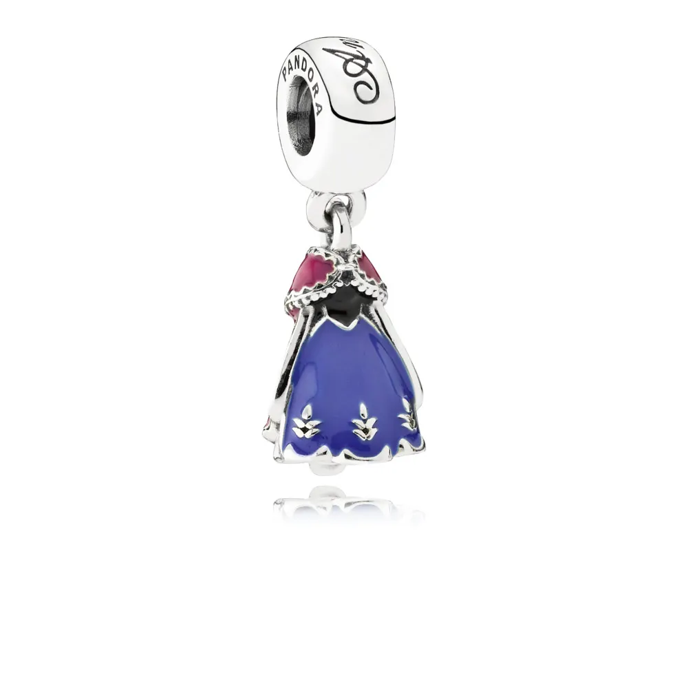 Disney, Anna's Dress Dangle Charm - PANDORA