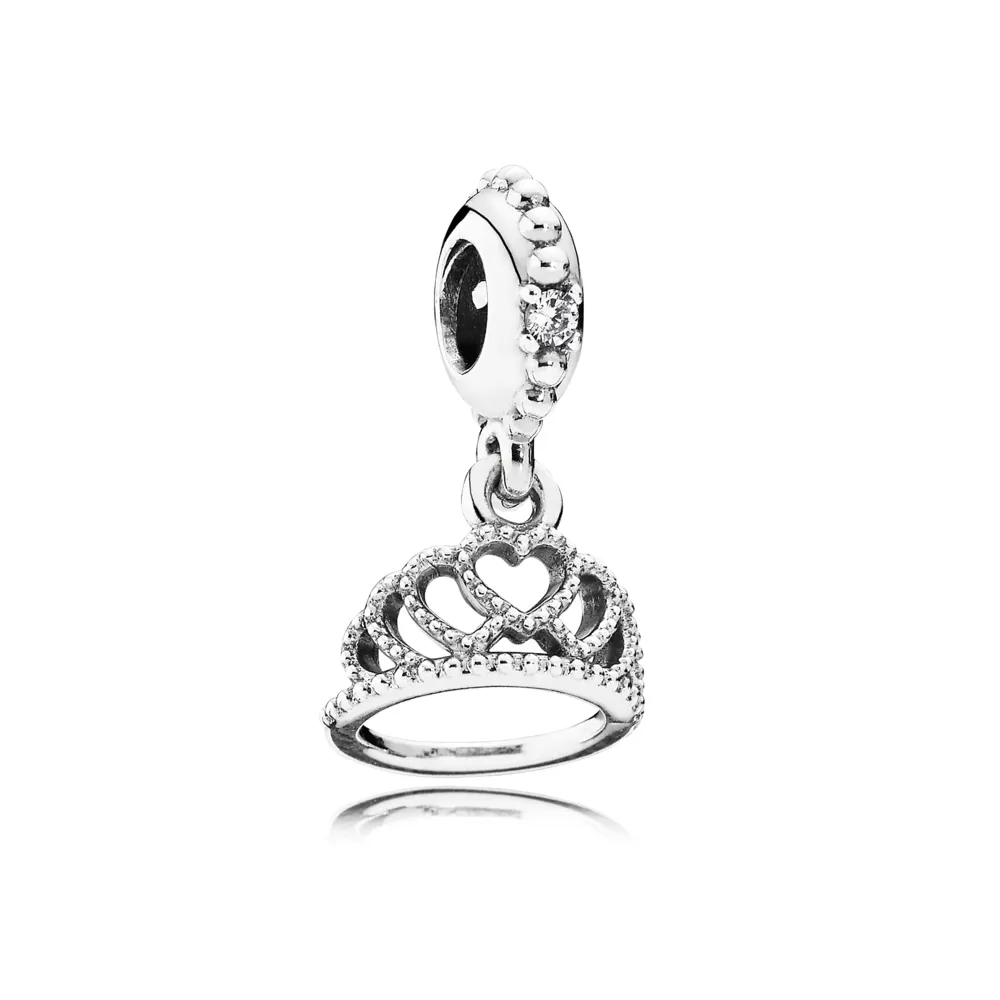 Moderne LovePod PANDORA Rose anheng med klare cubic zirconia - 791738CZ