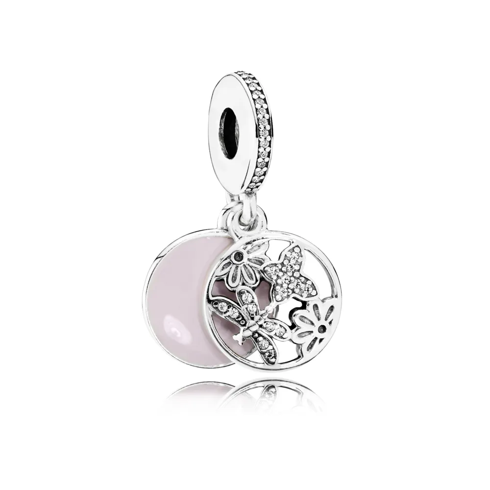 Moderne LovePod PANDORA Rose anheng med klare cubic zirconia - 791843EN40