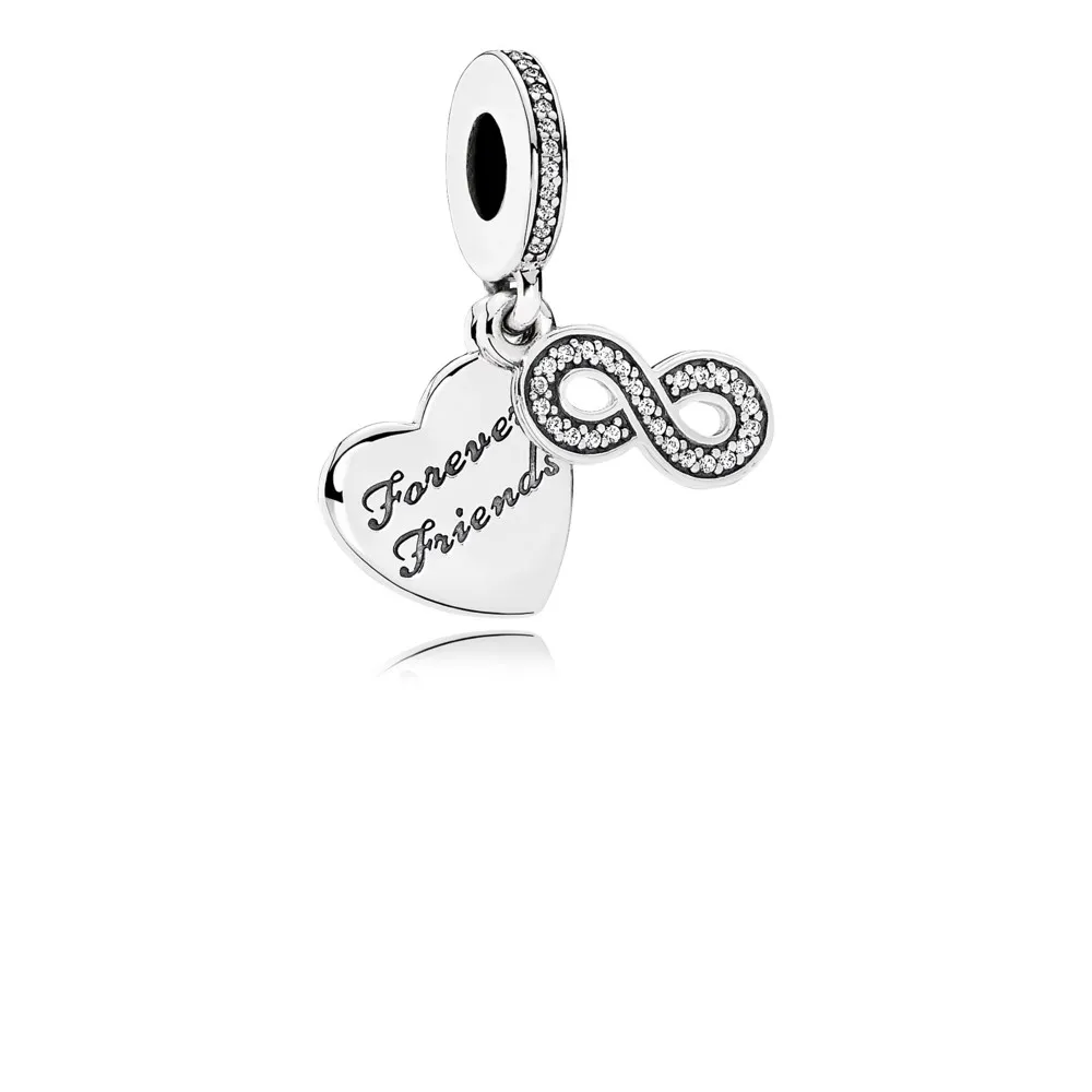 PANDORA Forever Friends Dangle Charm, Clear CZ - 791948CZ