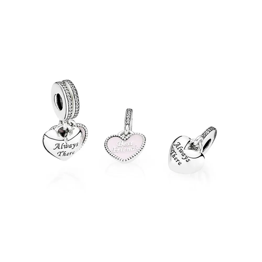 Moderne LovePod PANDORA Rose anheng med klare cubic zirconia - 791950CZ