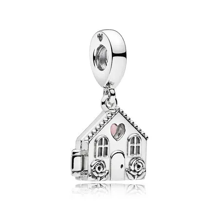 Moderne LovePod PANDORA Rose anheng med klare cubic zirconia - 797056EN160