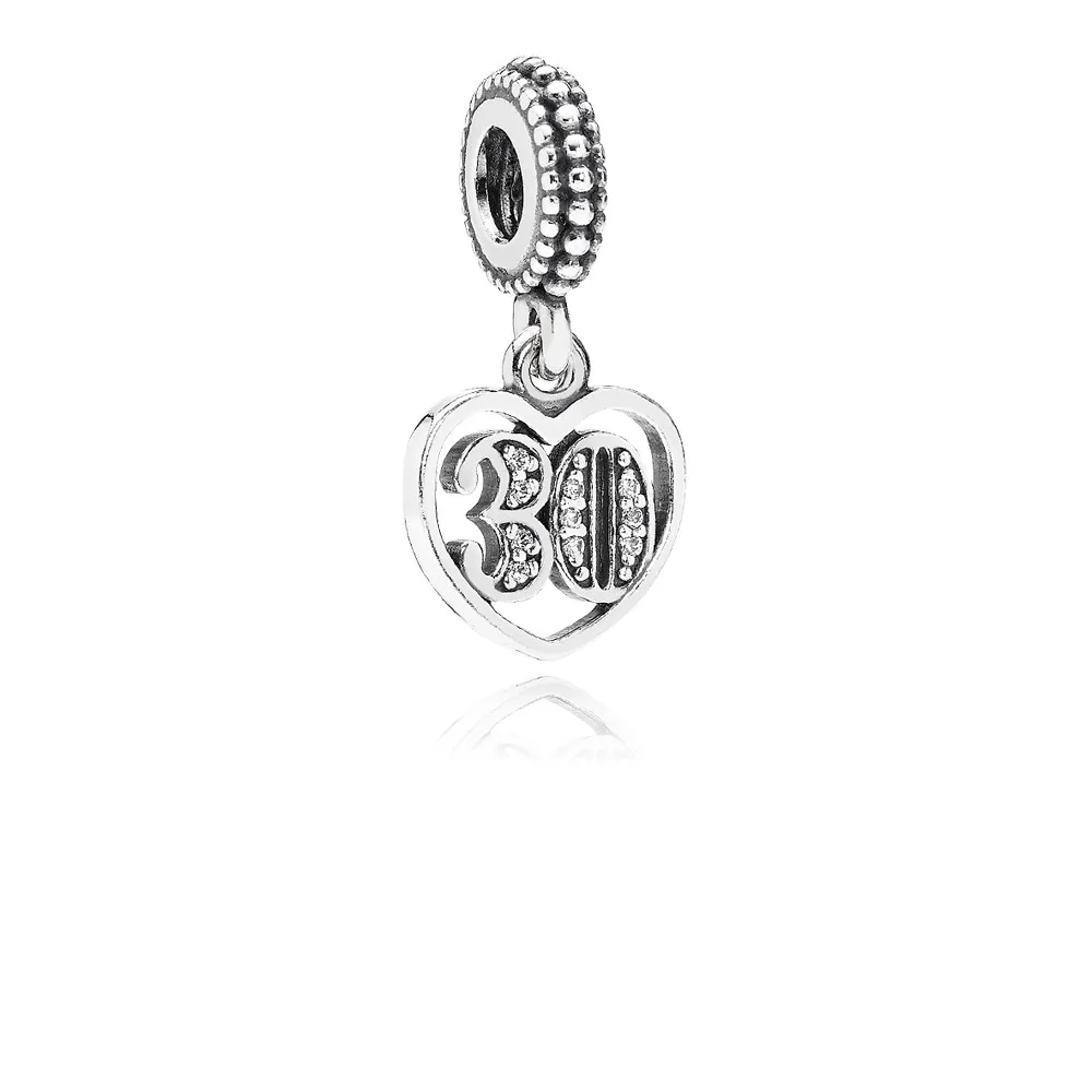 Pandora 30 år med kjærlighet, hengende charm - 791287CZ