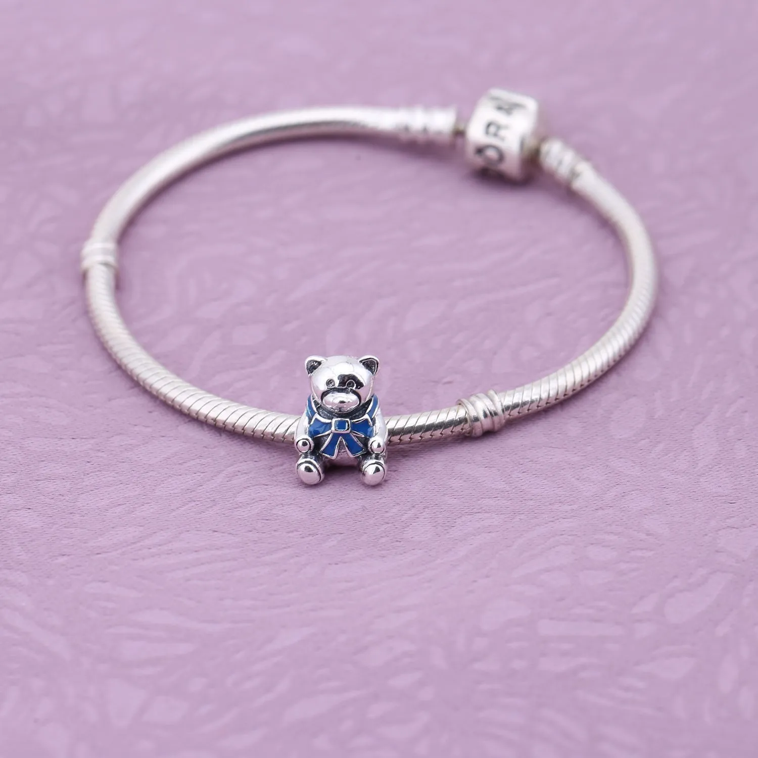 Pandora Baby Boy Teddy Bear Charm - 791124EN41