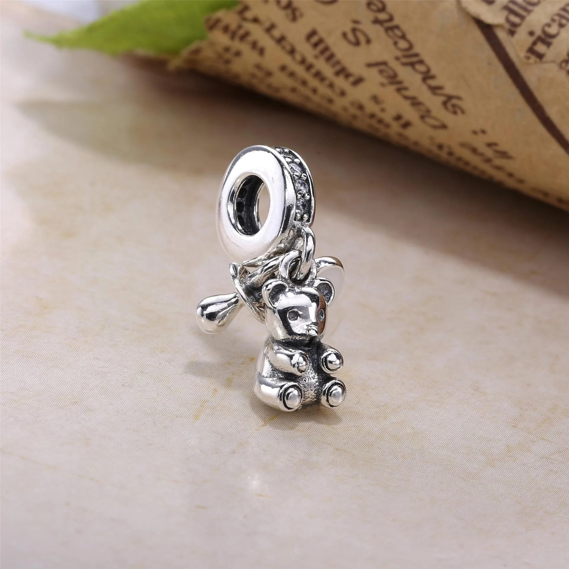 Pandora Baby Teddybjørn Hengende Charm - 792100CZ