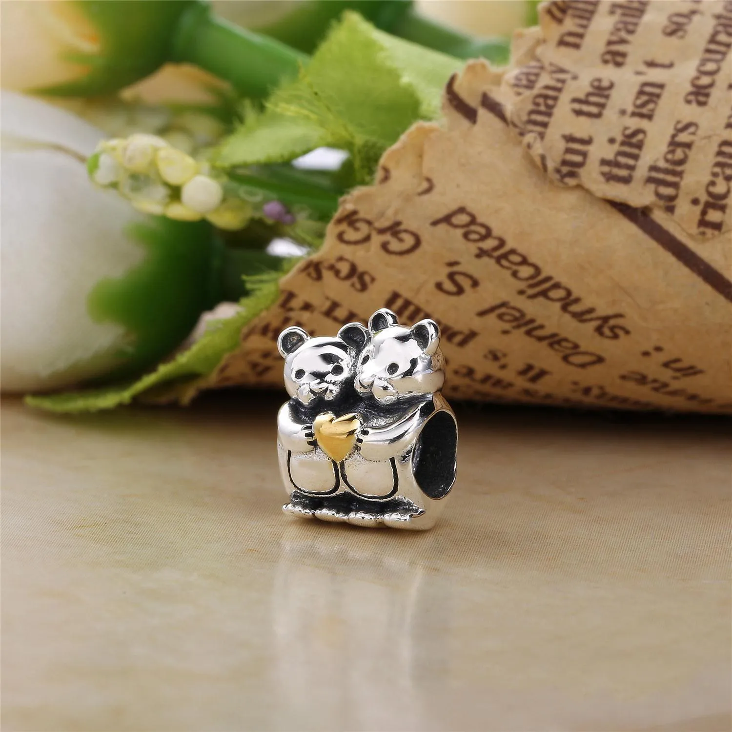 Pandora Bear Hug Charm - 791395