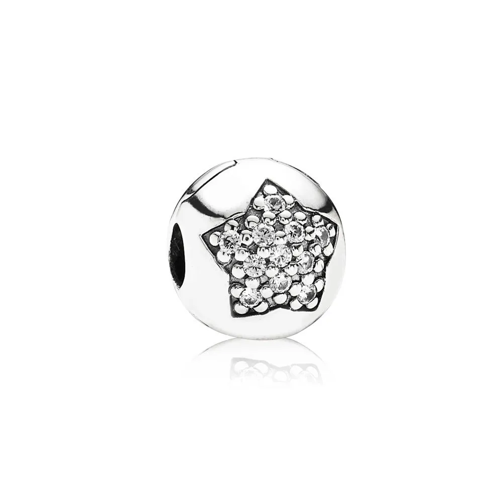 PANDORA Big Star Pavé Clip - 791056cz